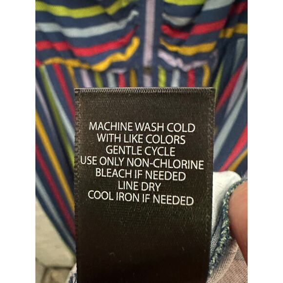 Torrid spaghetti strap dress adjustable pockets striped button front plus size - Picture 9 of 14